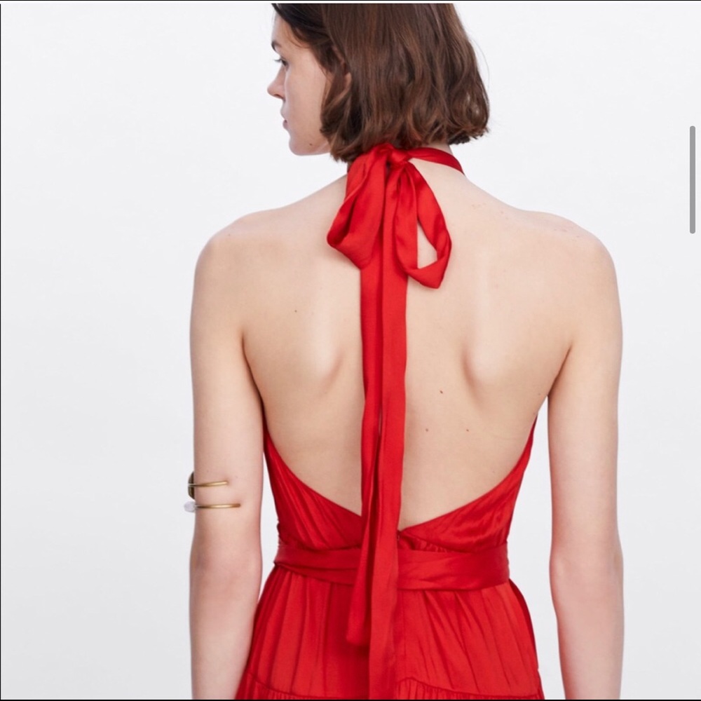 Zara Halter Top Dress (NWOT)
